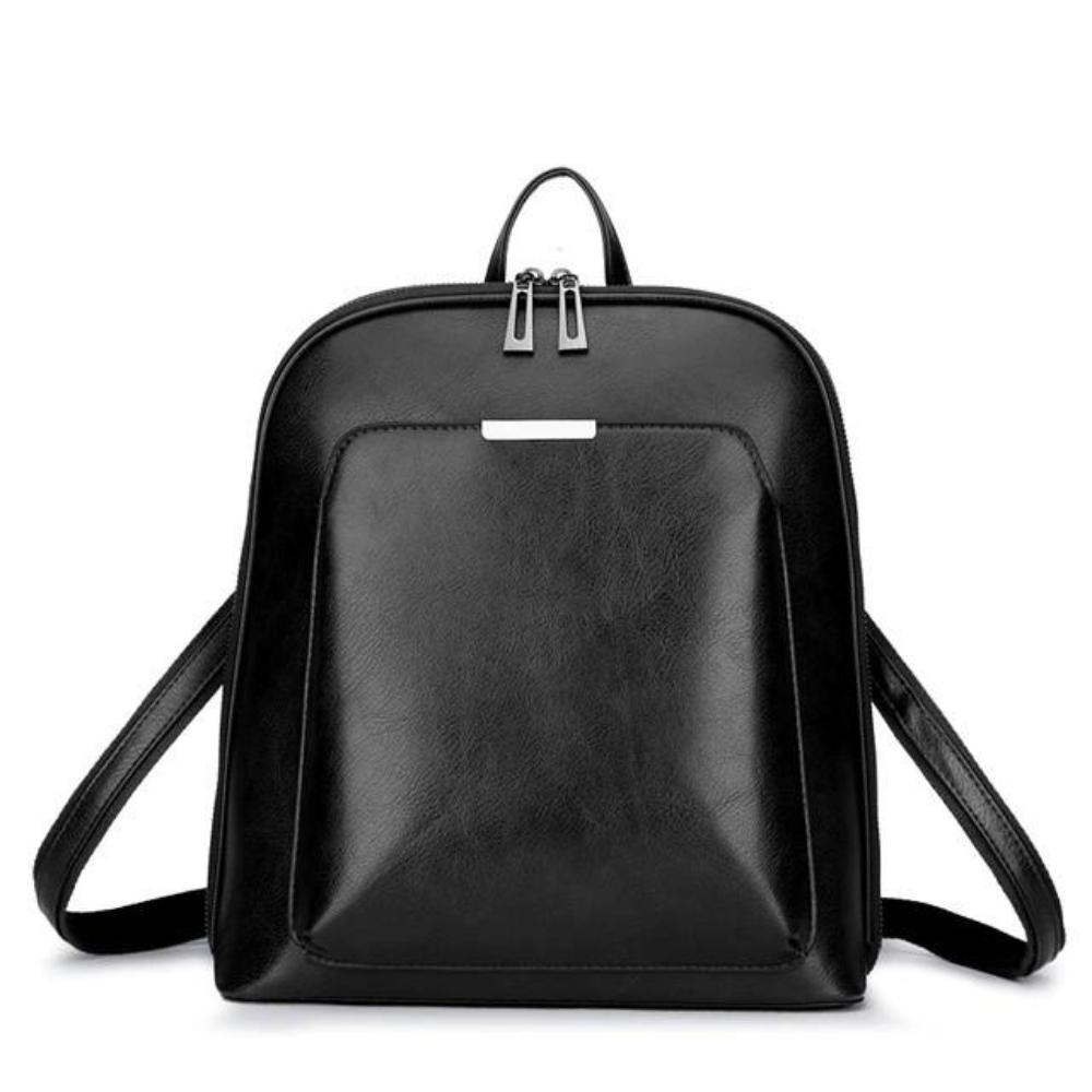 Classic Double Zipper Backpack - Stylish Design