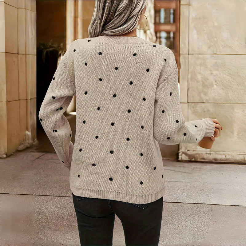 Clara | Small Polka Dot Knitwear