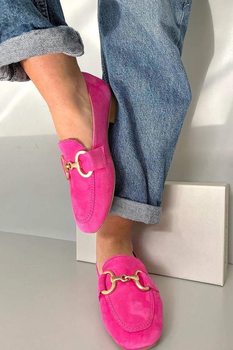 ELEGANT LOAFERS WITH METAL DETAIL