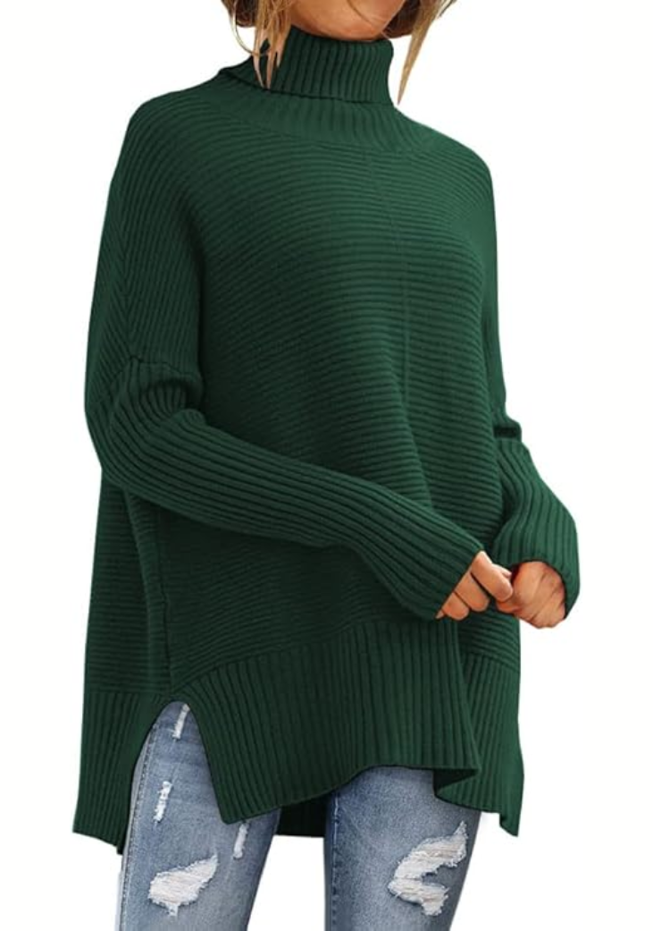 Elisa | High Neck Wrap Warm Sweater