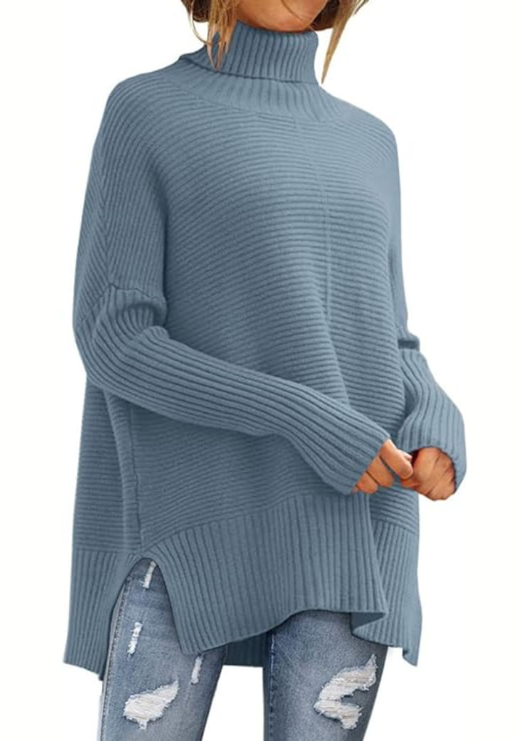 Elisa | High Neck Wrap Warm Sweater