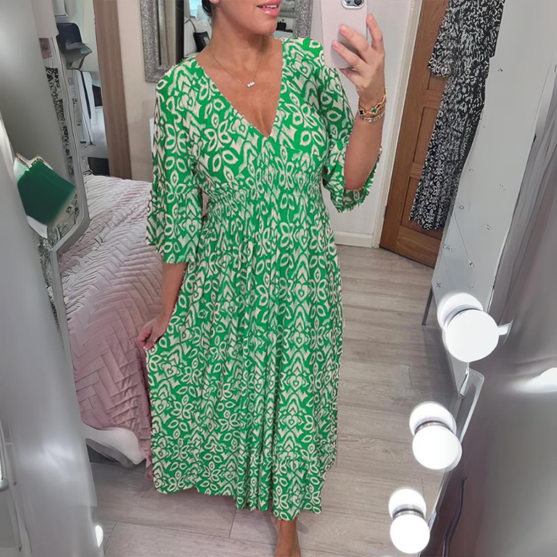 YARA® | SUMMER DRESS WITH V-NECK