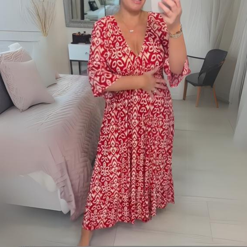 YARA® | SUMMER DRESS WITH V-NECK