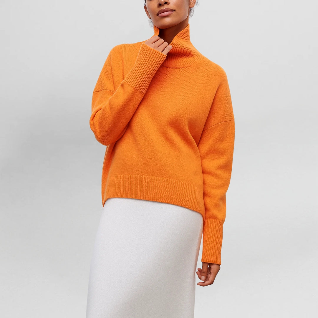 Stefanie | High Neck Warm and Stylish Jumper