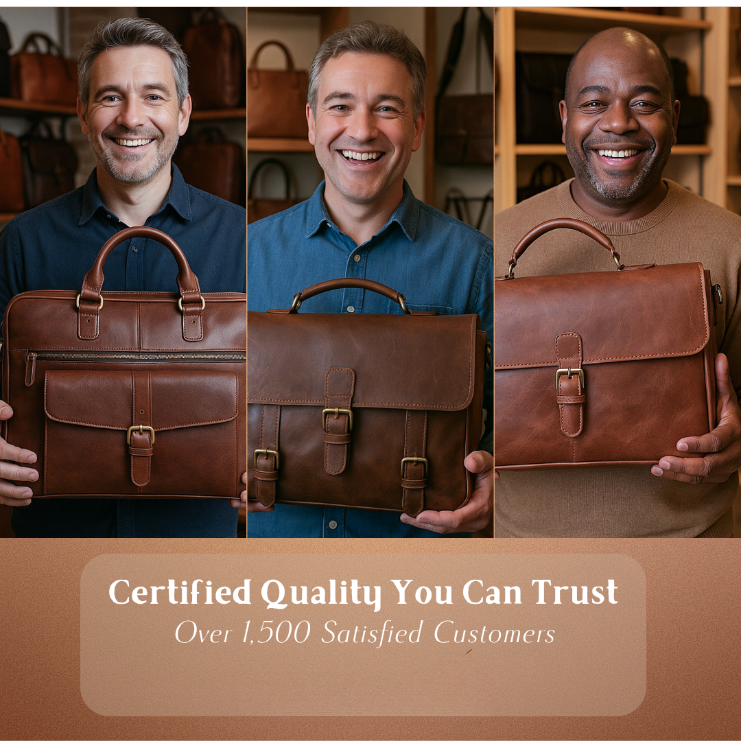 Zachary - Genuine Leather Men's Shoulder Bag