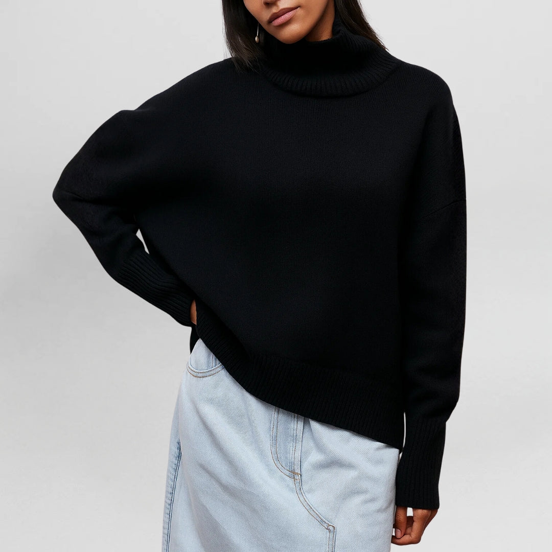 Stefanie | High Neck Warm and Stylish Jumper