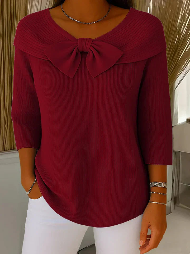 Clara | Stylish Blouse with Soft Knit