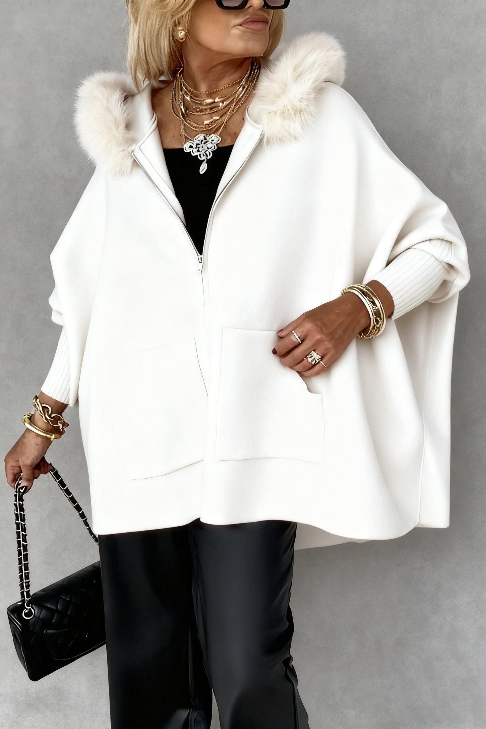 Fur Collar Casual Jacket