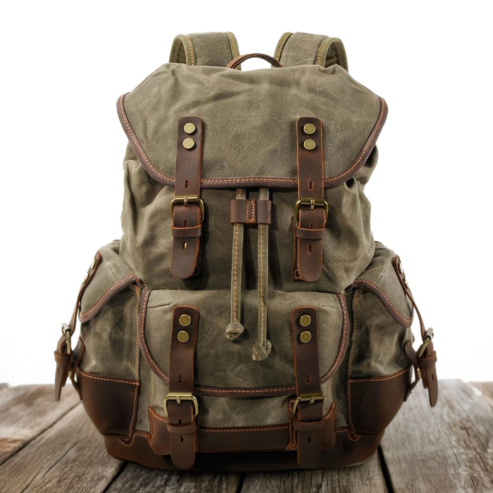 John - Ultra-Durable Canvas Mountaineer Backpack
