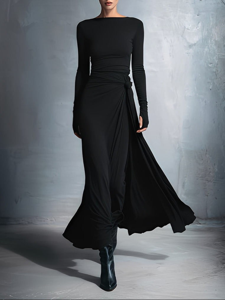 Zofia - Side Tied Maxi Dress