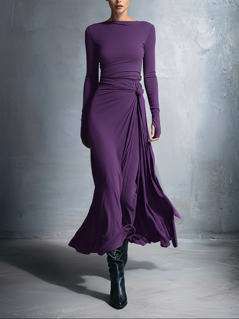 Zofia - Side Tied Maxi Dress