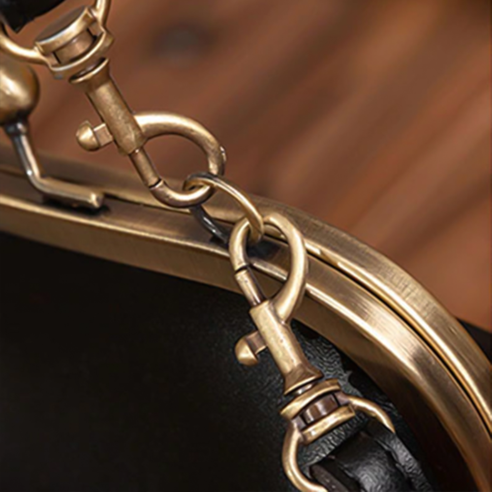 Vintage Lock Bag - Retro Chic Accessory
