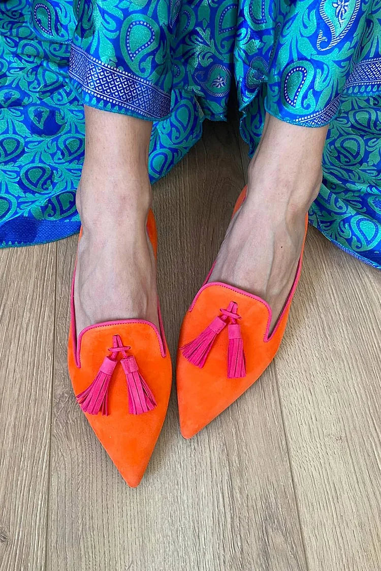 ELEGANT LOAFER WITH TASSELS