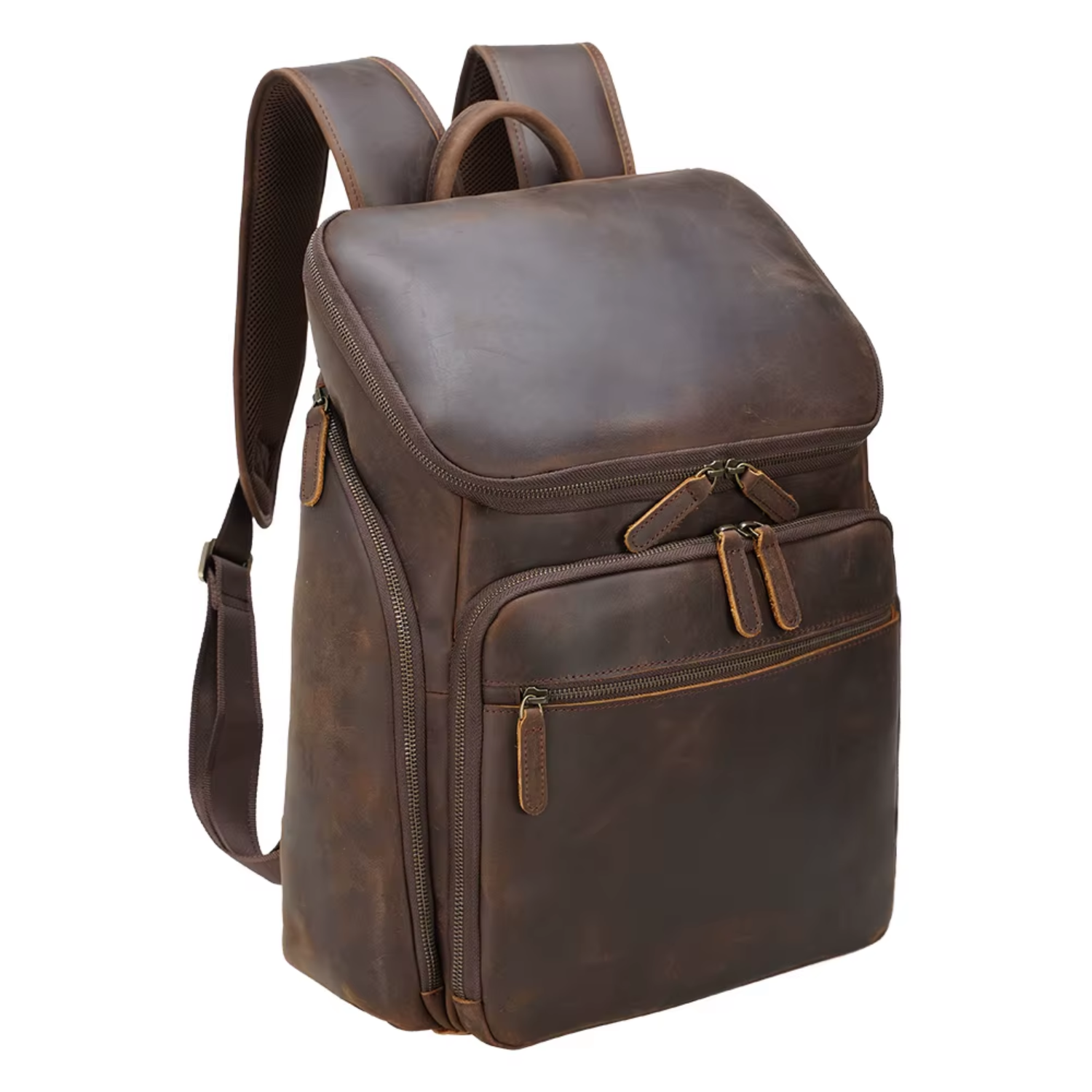 Nicholas - Men's Vintage Leather Laptop Backpack