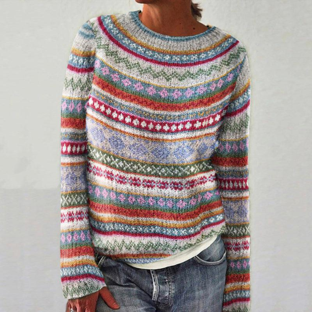 Heather - Cozy Retro Sweater