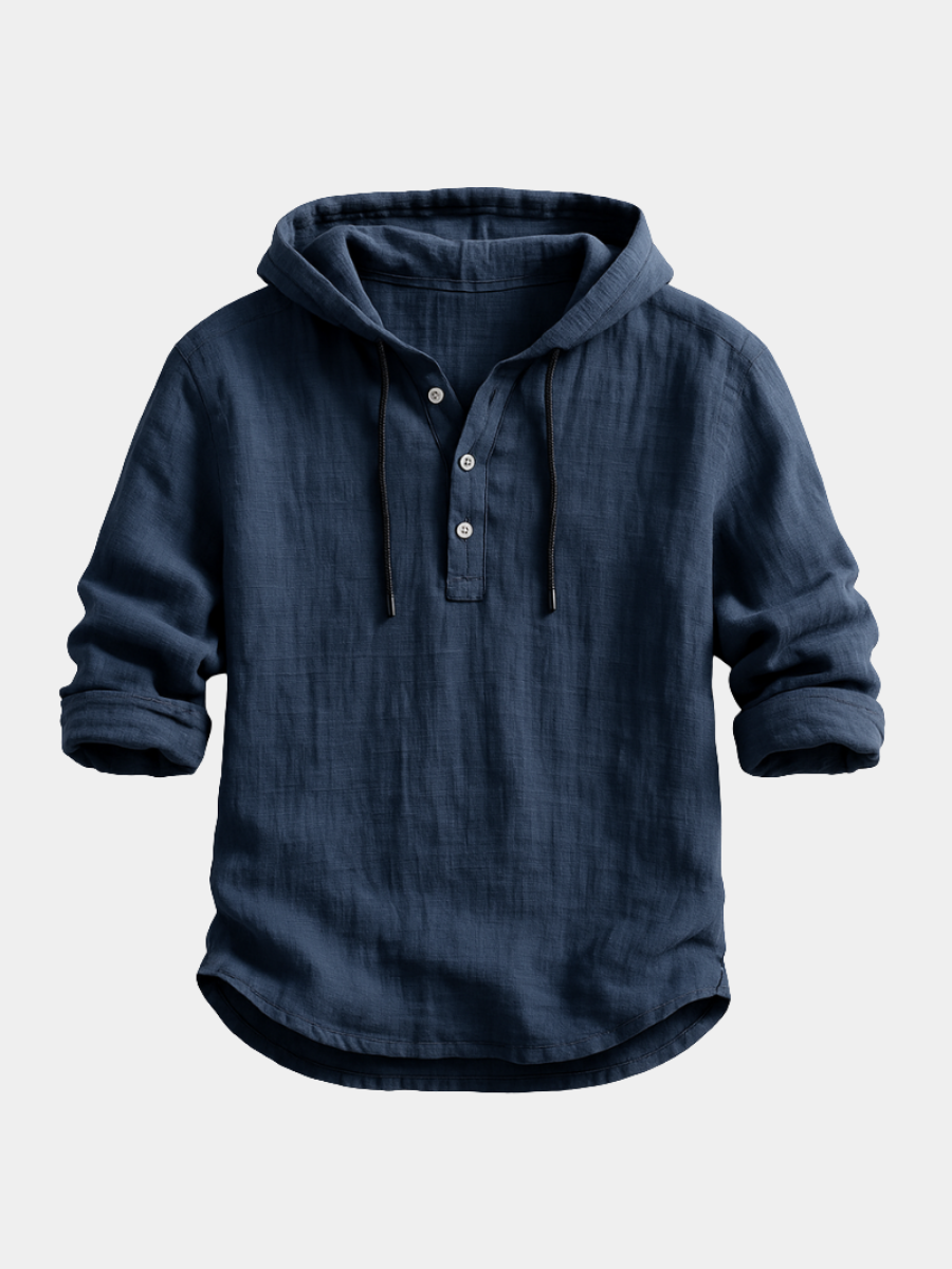 Daan | LUXURIOUS HOODED SHIRT