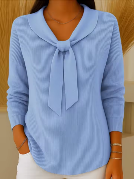 Bianca | Elegant Bow Detail Soft Sweater