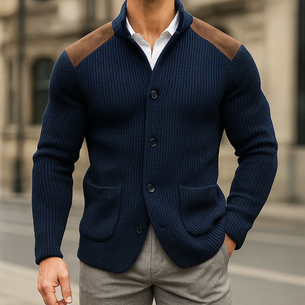 Dinis | Structured Knit Blazer