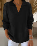 Nadia | Stylish Sweater with Soft Collar