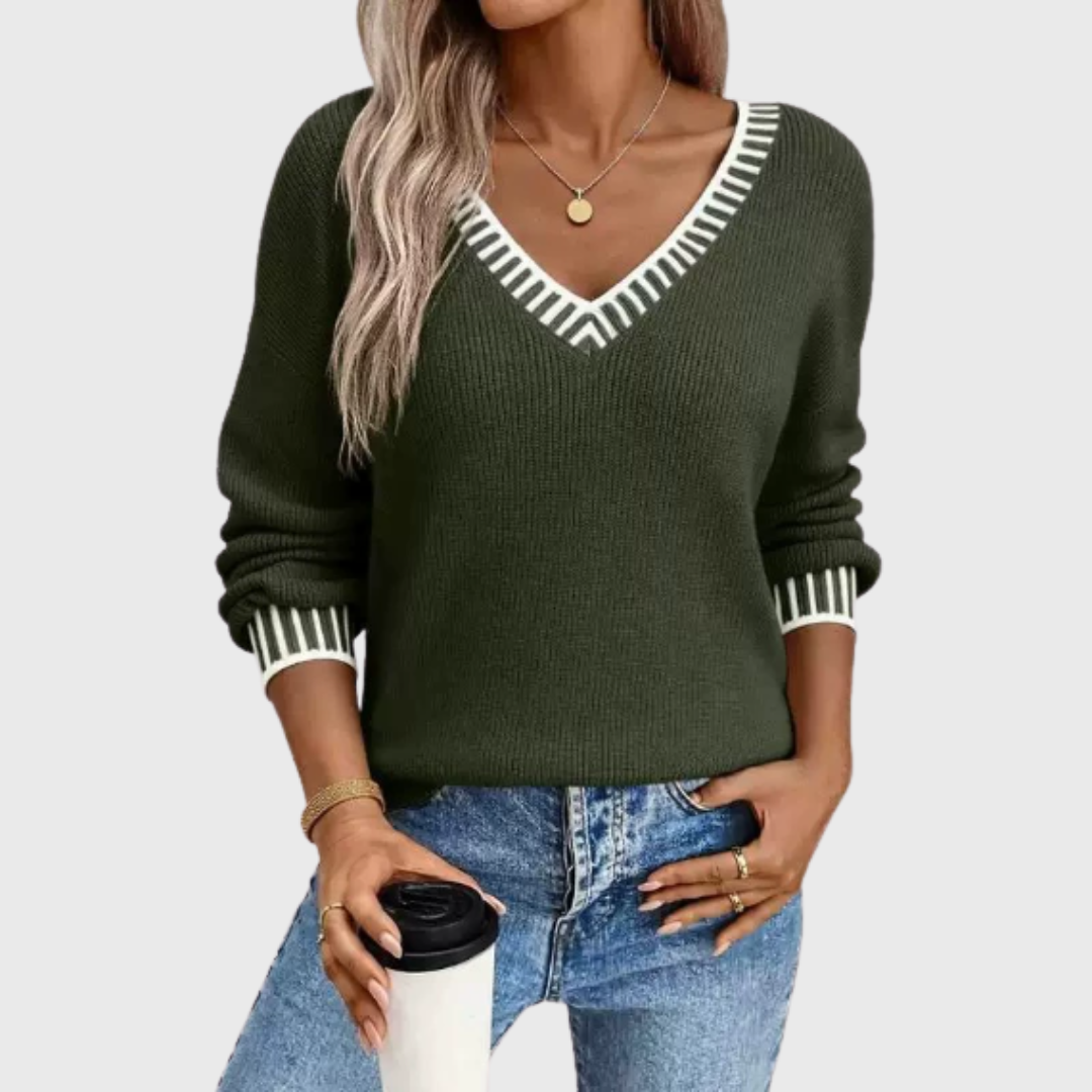 Mara | V Neck Soft Jumper