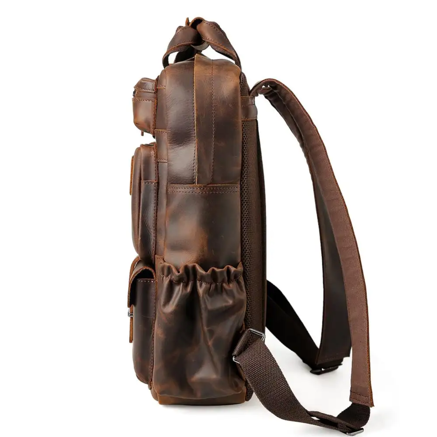 Kevin - Leather Laptop Backpack