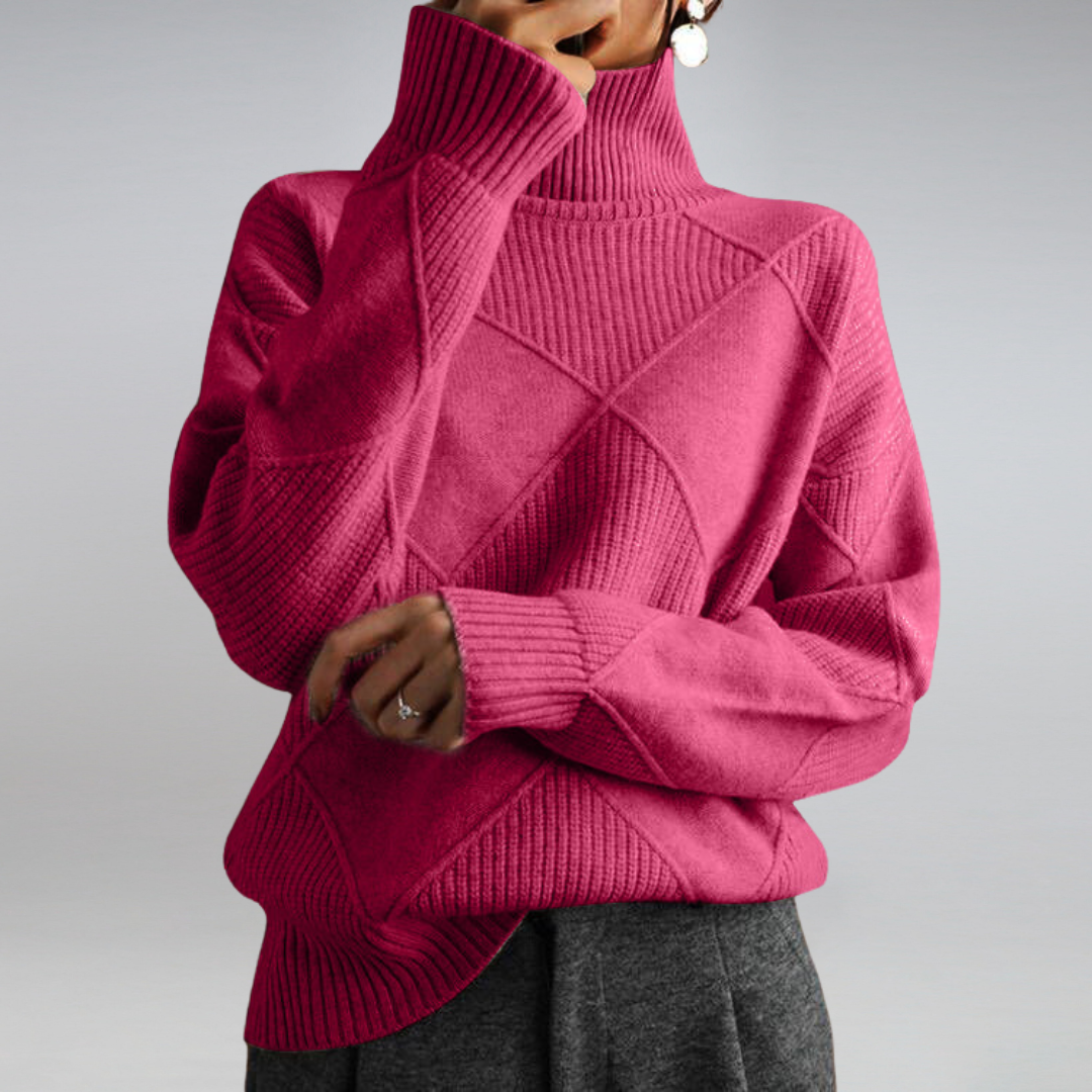 Amalia - Turtleneck Sweater in Soft Cashmere