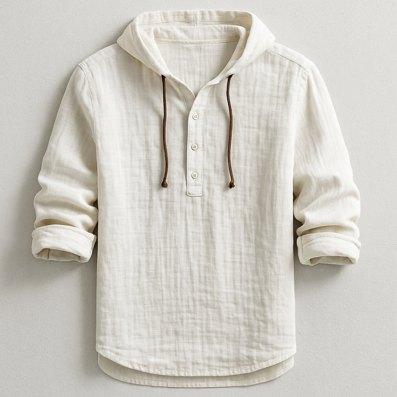 Daan | LUXURIOUS HOODED SHIRT