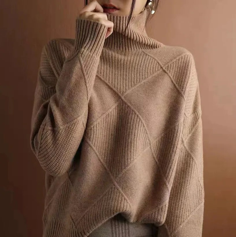 Viola | High Neck Knitted Jumper