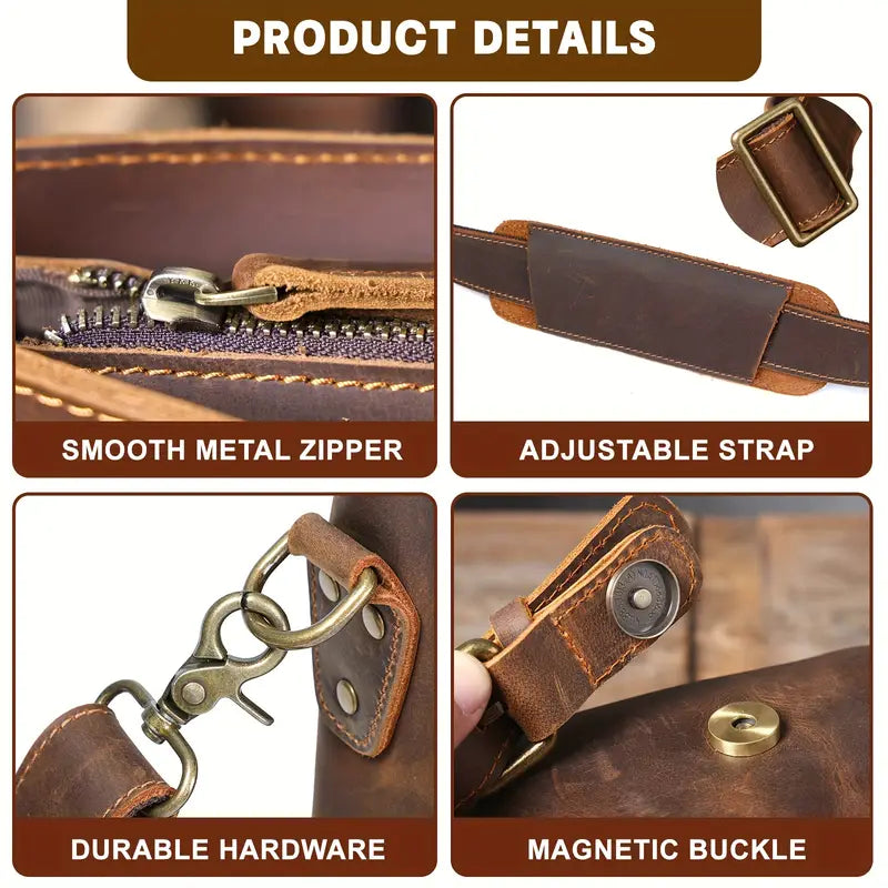 Mark - Retro Style Document Bag Messenger Bag
