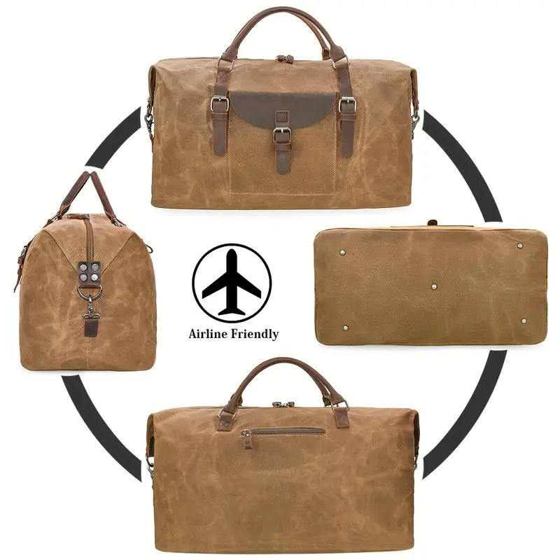 Stephen - Leather Weekend Travel Bag