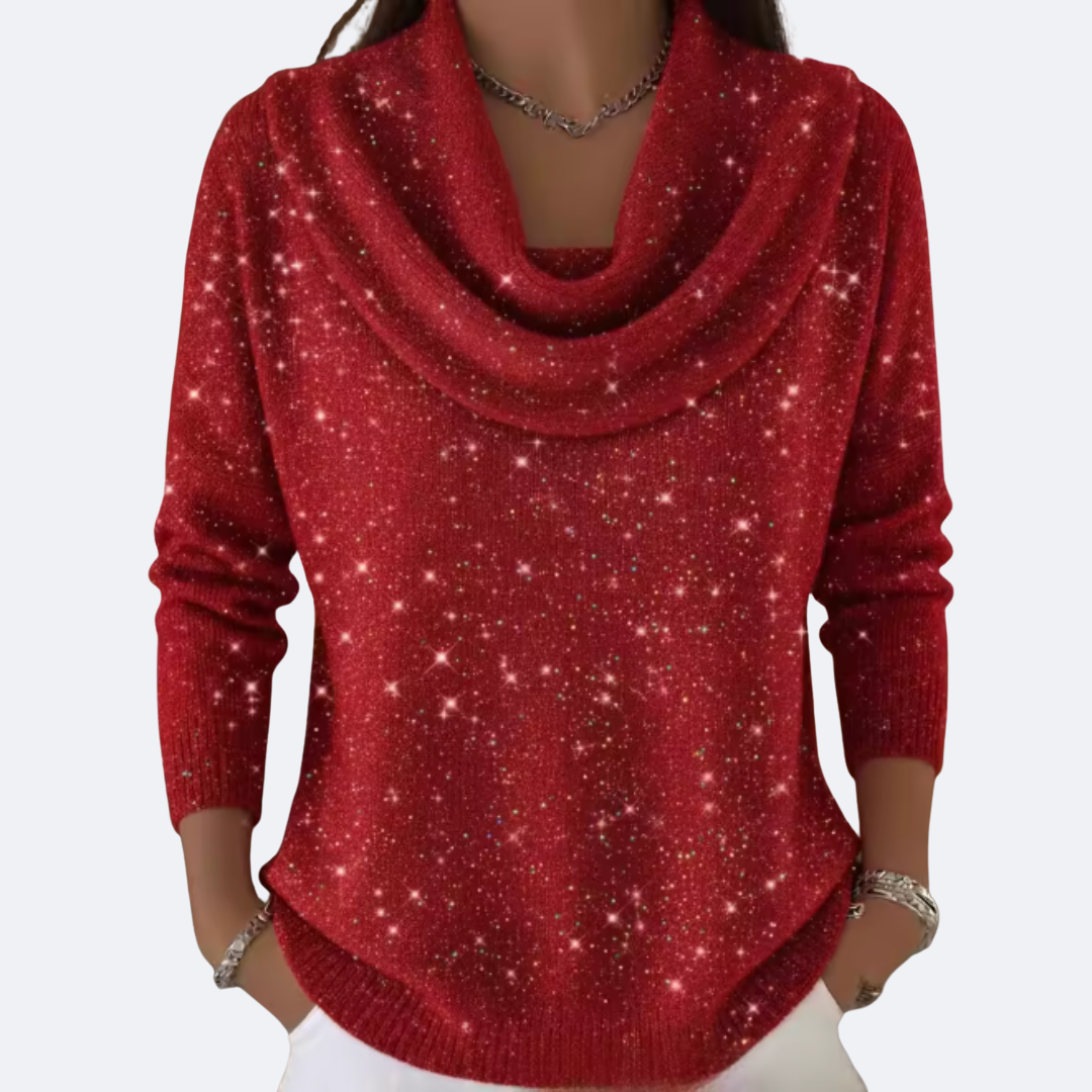 LANA - Stylish Jumper with Shiny Details