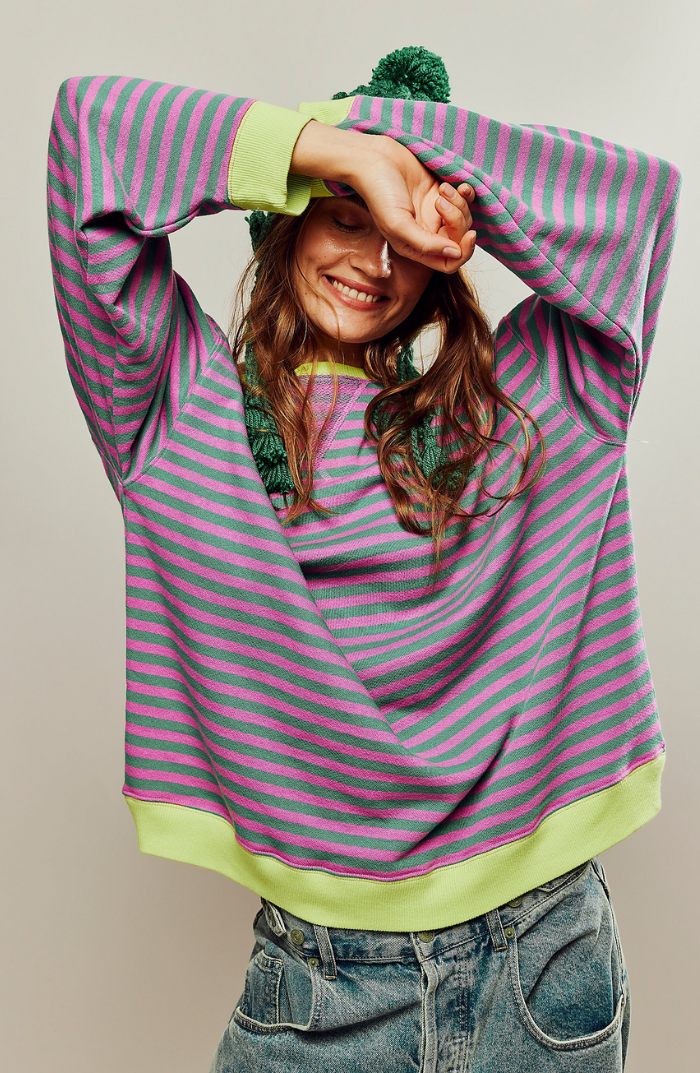 MIA - OVERSIZED STRIPED SWEATER