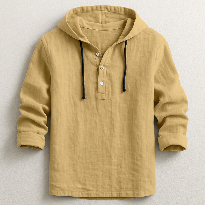 Daan | LUXURIOUS HOODED SHIRT
