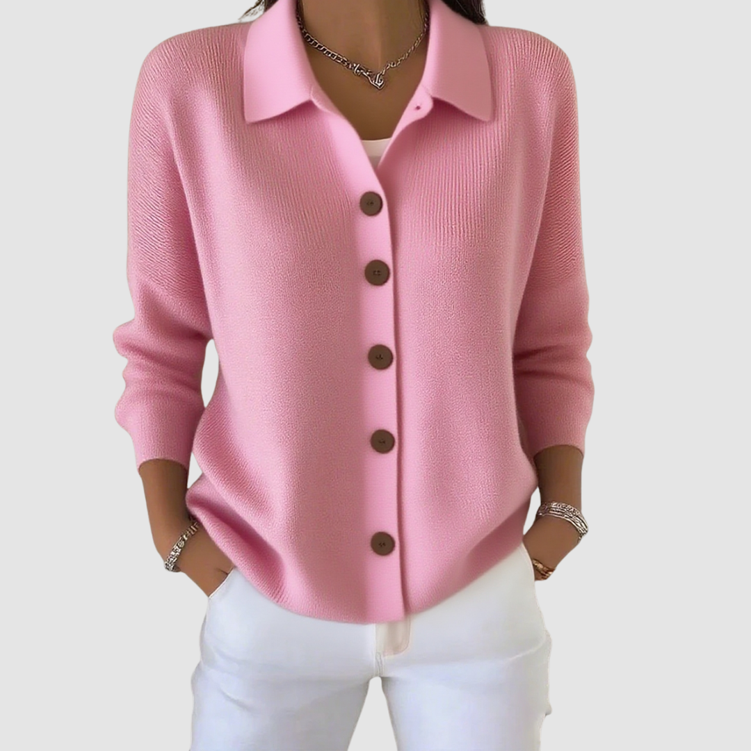 Joanna | Buttoned Knit Cardigan