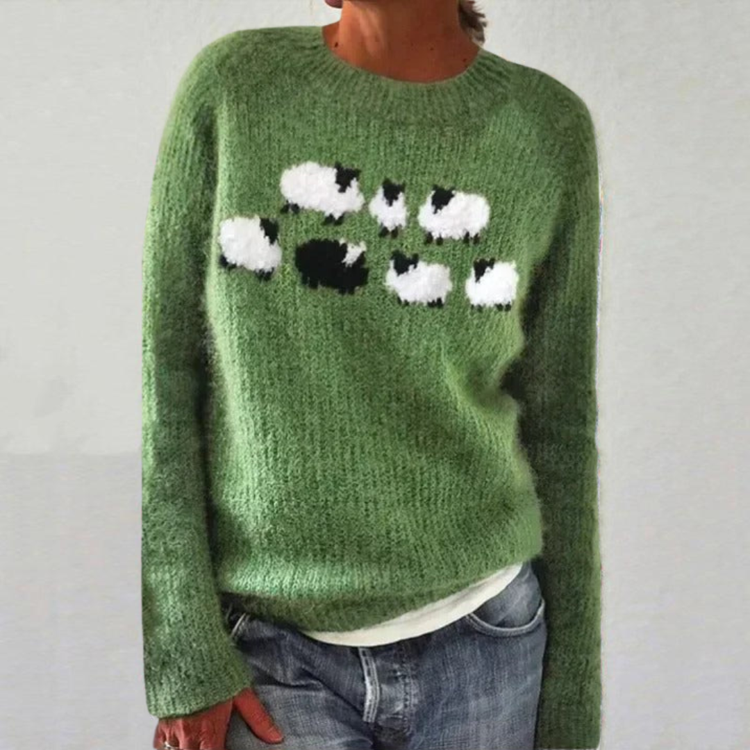 Heather - Cozy Retro Sweater