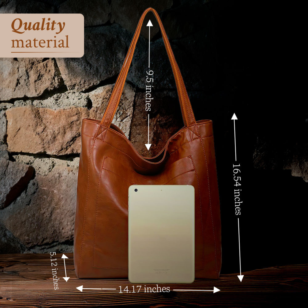Lorena's Modern Elegance | Stylish Leather Bag
