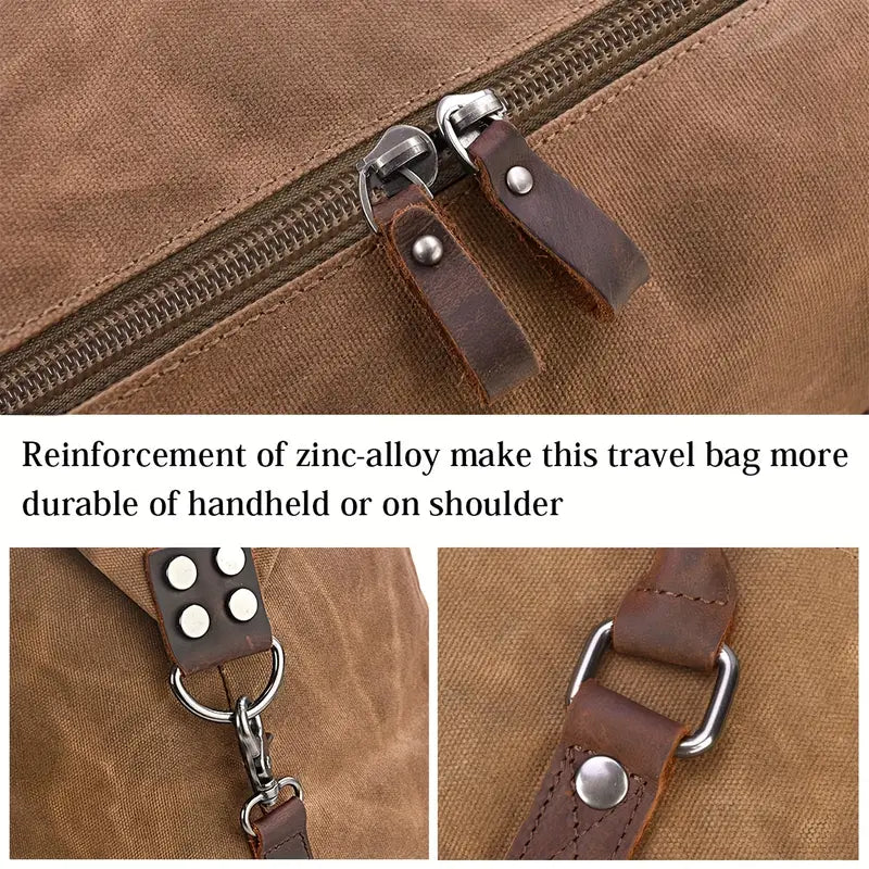 Stephen - Leather Weekend Travel Bag
