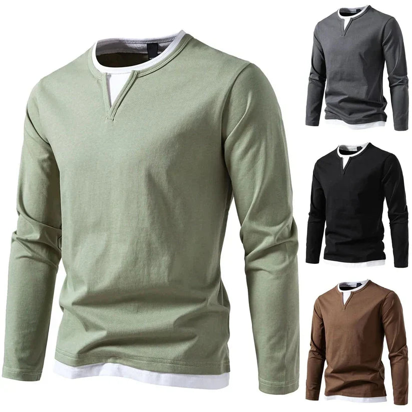 Ryan - Long Sleeve V-Neck Sweater