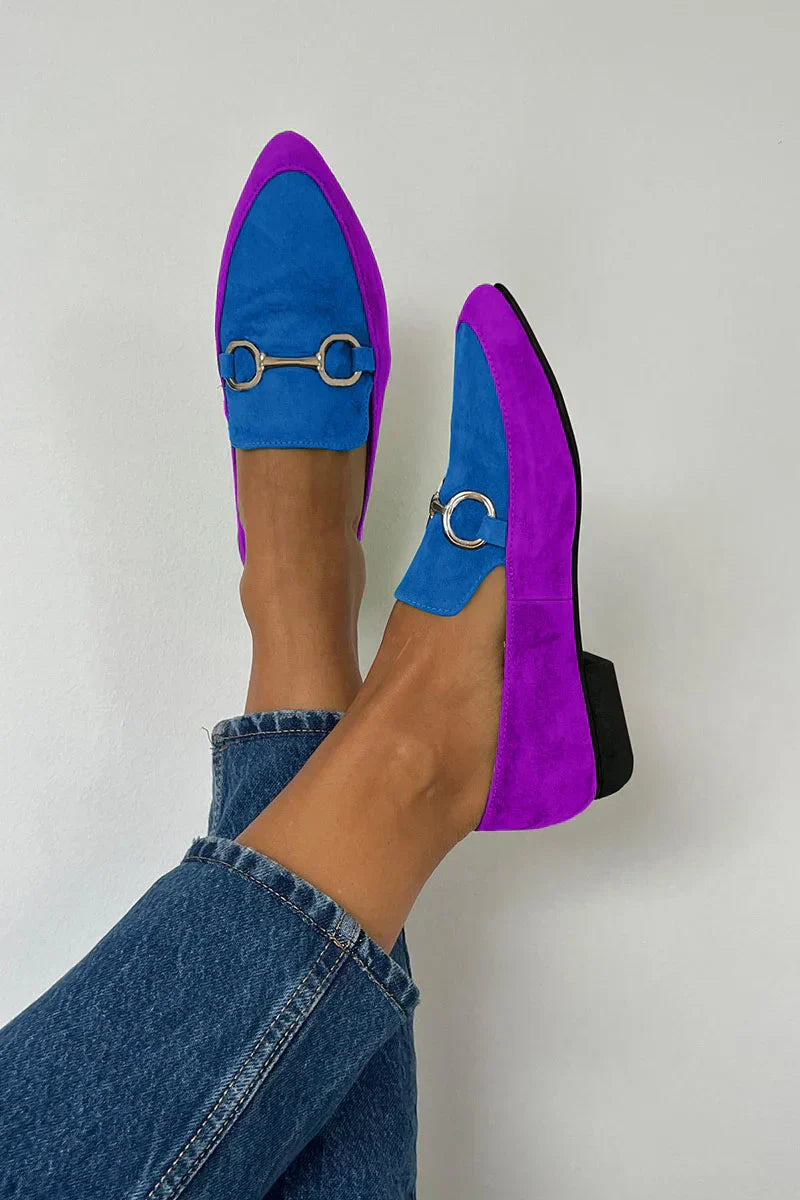 LOAFERS WITH METALLIC DETAIL