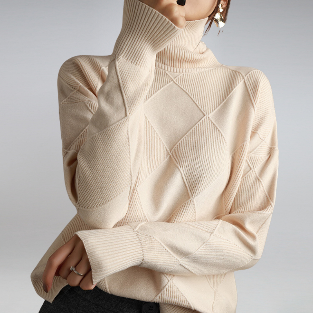 Amalia - Turtleneck Sweater in Soft Cashmere
