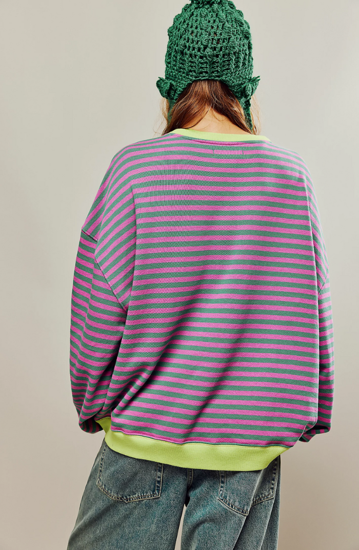MIA - OVERSIZED STRIPED SWEATER