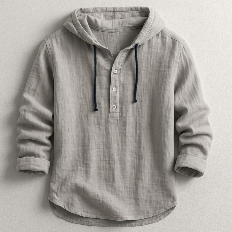 Daan | LUXURIOUS HOODED SHIRT