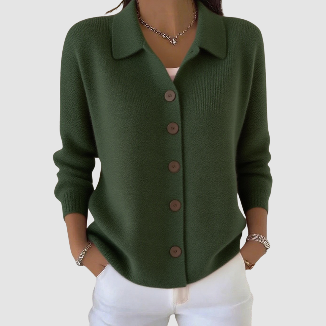 Joanna | Buttoned Knit Cardigan