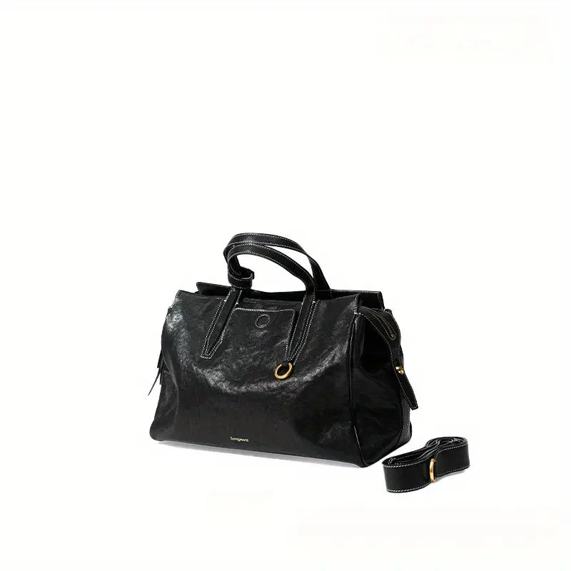 Jonathan - Wide Leather Travel Bag