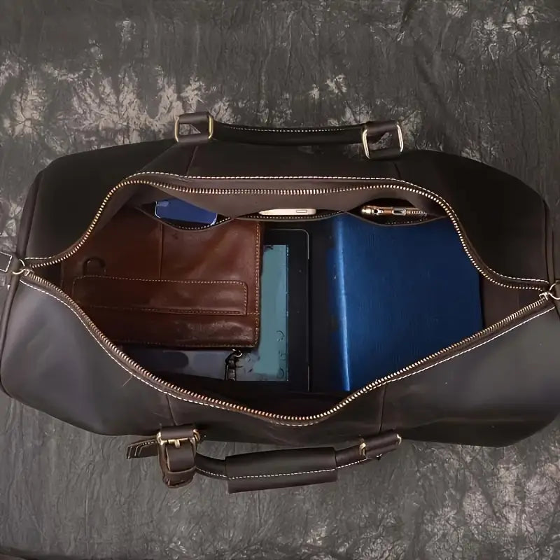 Joseph - Large Capacity Leather Travel Bag