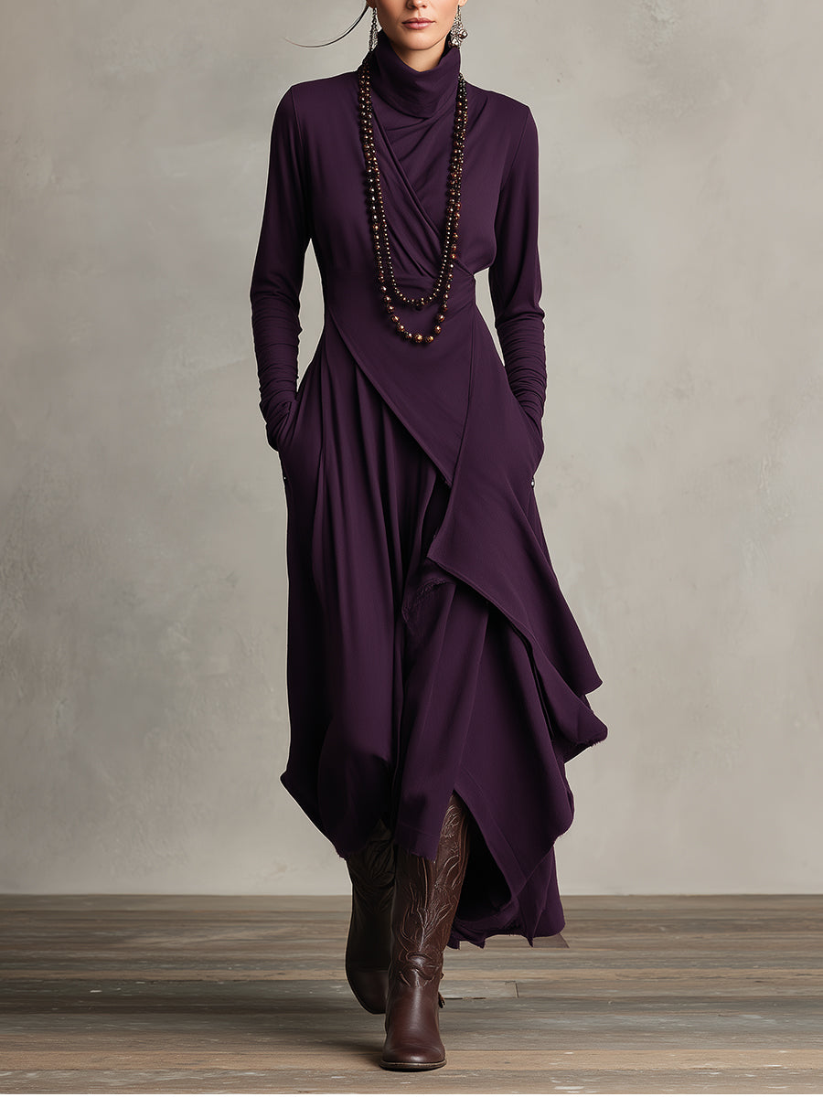 Natalie | Stylish Draped Dress