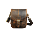 Luke - Buckled Leather Crossbody Bag