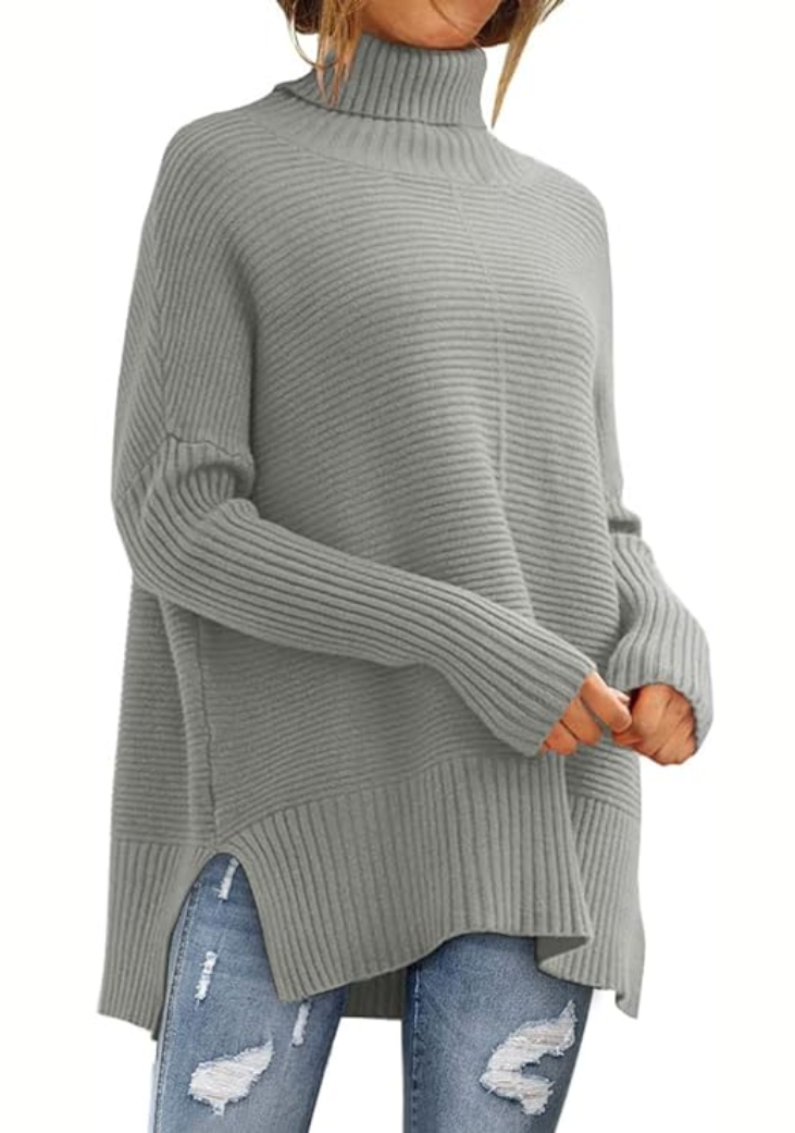 Elisa | High Neck Wrap Warm Sweater