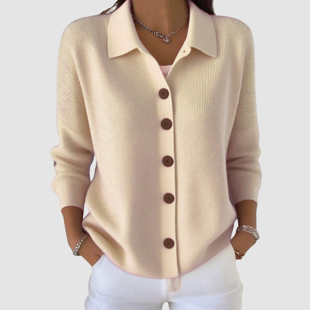 Joanna | Buttoned Knit Cardigan