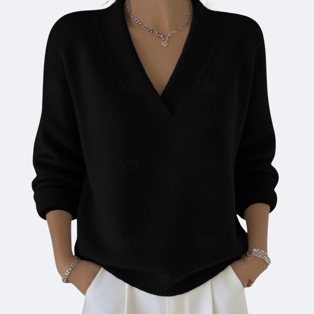MILENA - V Neck Soft Sweater
